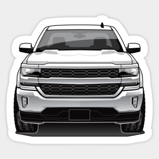 2018 Chevy 1500 Pick up BW Sticker